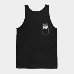 Puppy Torgal in a Pocket | FFXVI Final Fantasy 16 | Dark Colors Tank Top